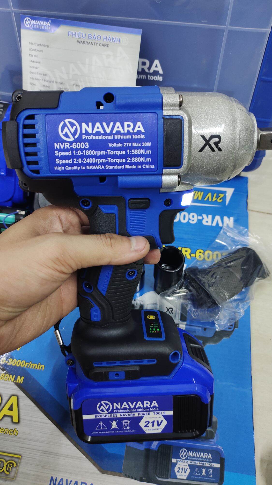 Máy siết bulong Navara 6003 chính hãng