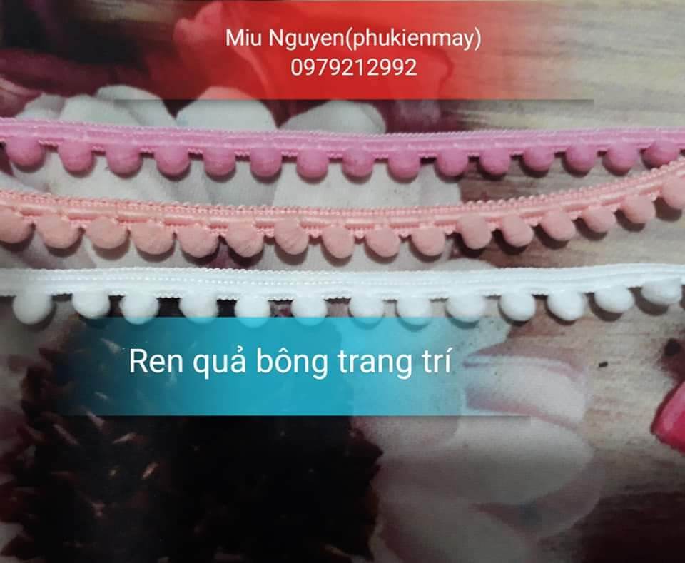 Ren quả bông trang trí