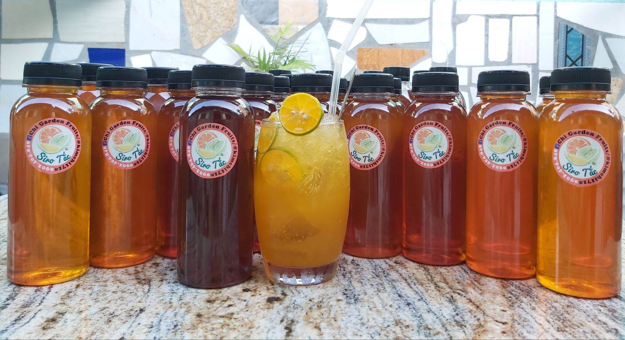 3 chai siro tắc