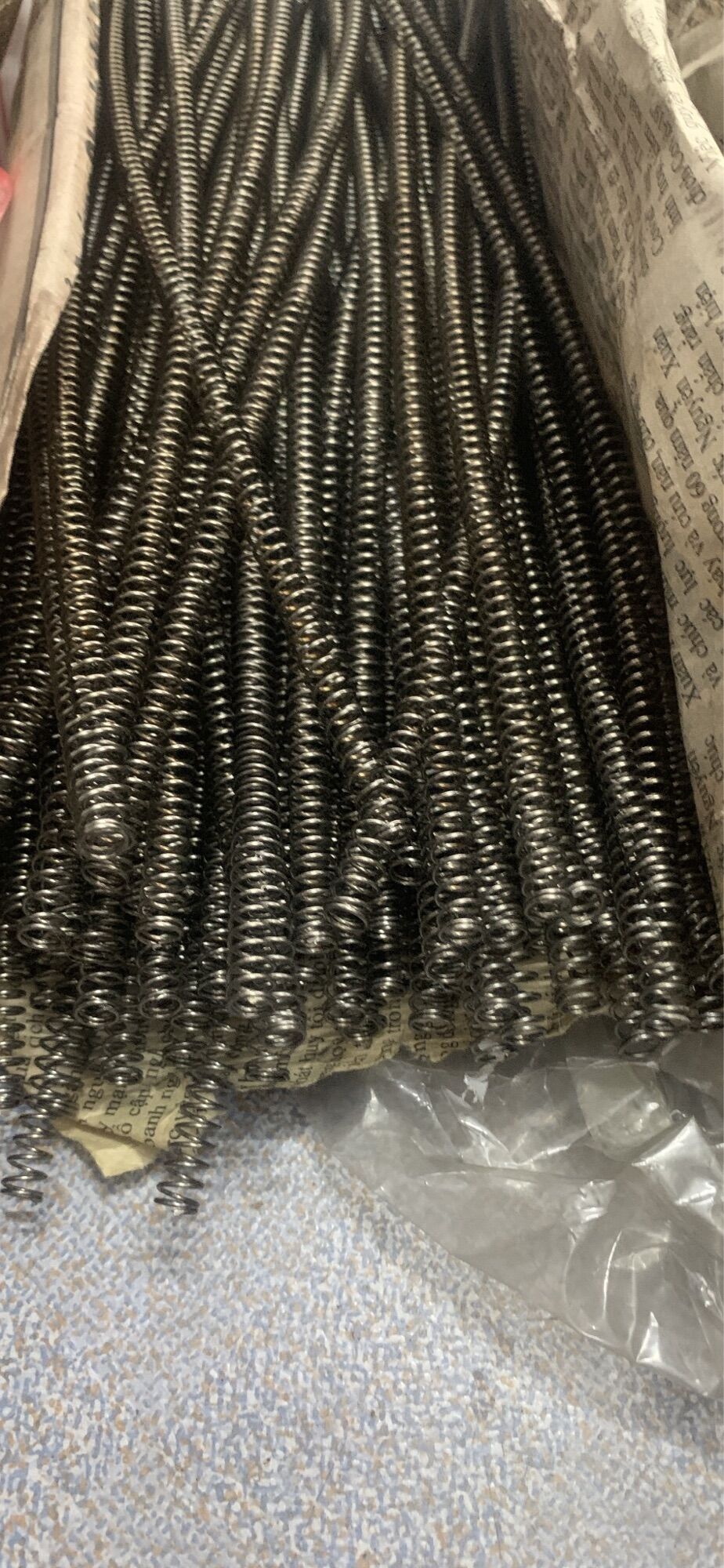 Lò xo nén phi 6 (sợi 0.7mm dài 300mm)❌❌❌
