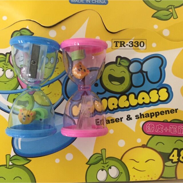 Chuốt gọt chì kèm cục tẩy đồng hồ cát