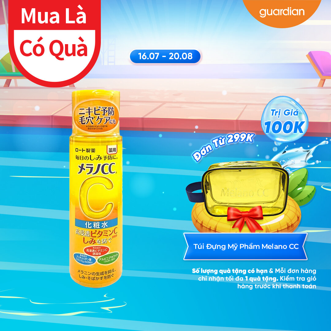 Dung dịch dưỡng sáng da vitamin c melano cc 170ml
