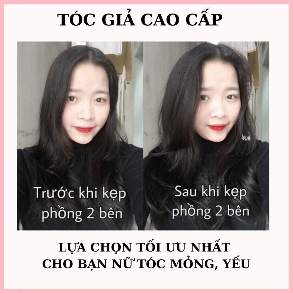 Tóc giả kẹp phồng chân tóc 2 bên làm dày tóc ( giá 2 bên )❇️freeship ❇️