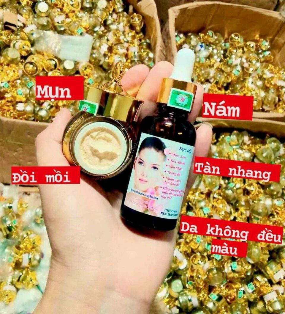 Combo Tái Tạo Da Thảo Dược Gia Truyền Spa (Mờ Nàm ,Tàn Nhang, Làm Trắng Da)