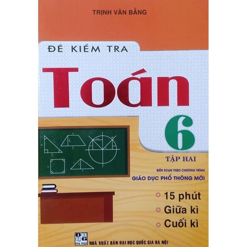 Đề kiểm tra Toán 6 tập hai