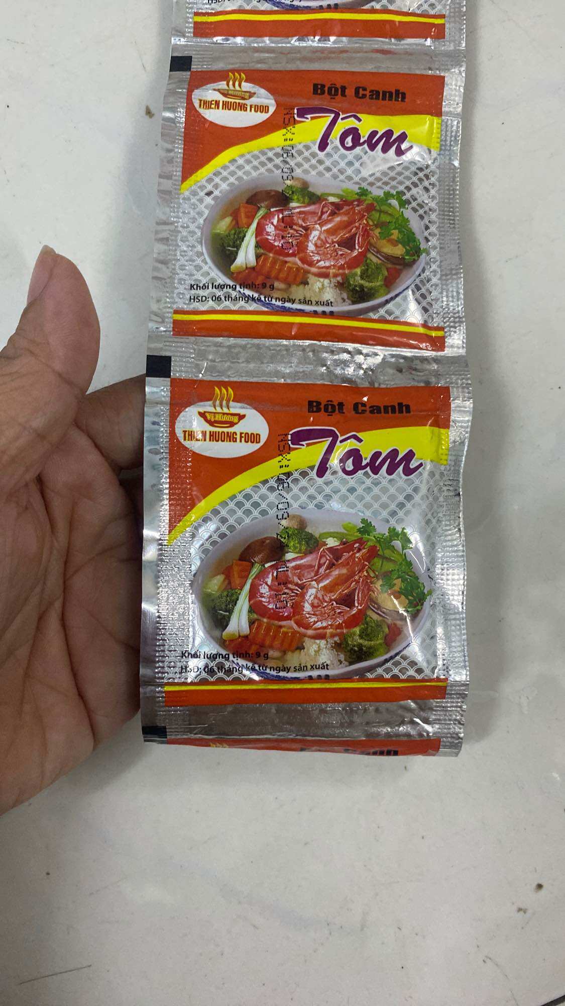 [Hcm] 5 Strings of Vi Huong Shrimp Soup Powder (10 Packs/1 String)