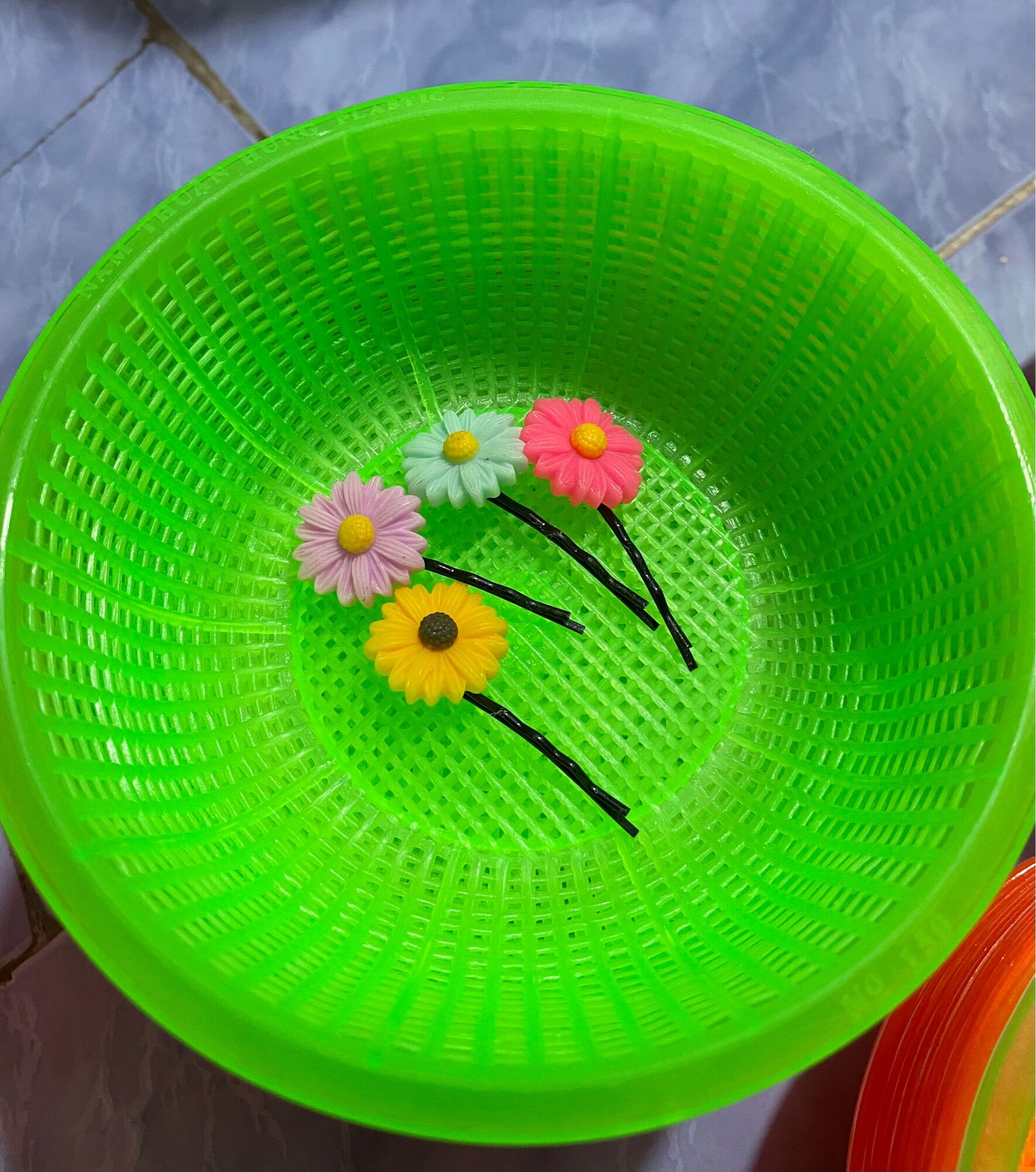 🔥 Set 10 Rổ Con NHỎ XÍU, Mini, Nhựa Dẻo (Rộng 13cm)