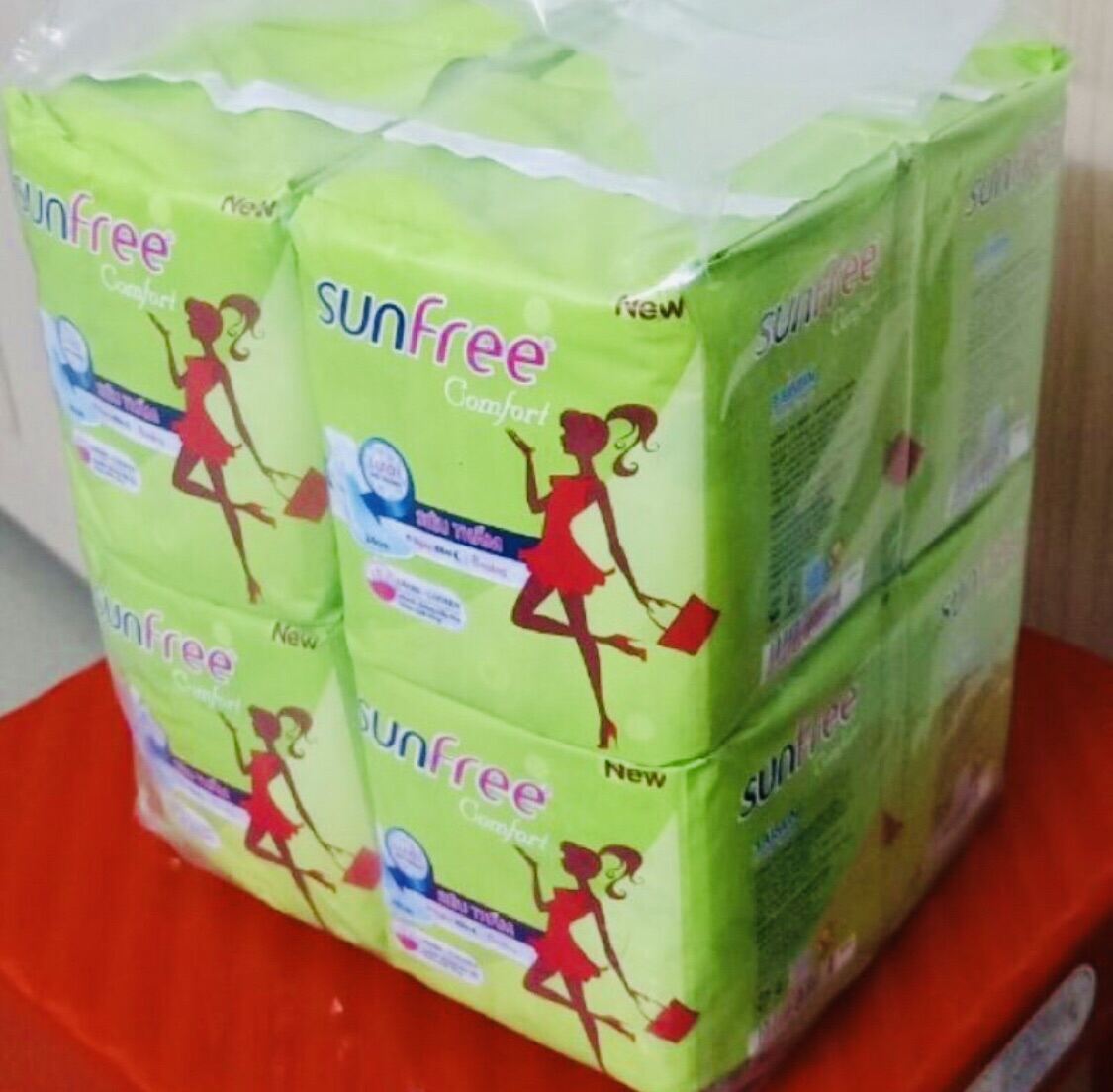 SIÊU TIẾT KIỆMCombo 8 gói băng vệ sinh SunFree siêu thấm hútLốc 8 gói