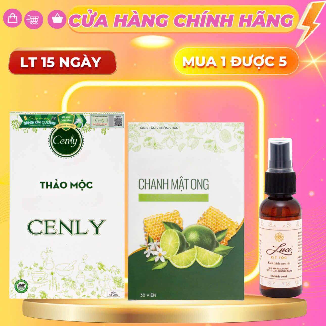 GIẢM CÂN CENLY CHÍNH HÃNG HỘP 15 VIÊN FULL TEM