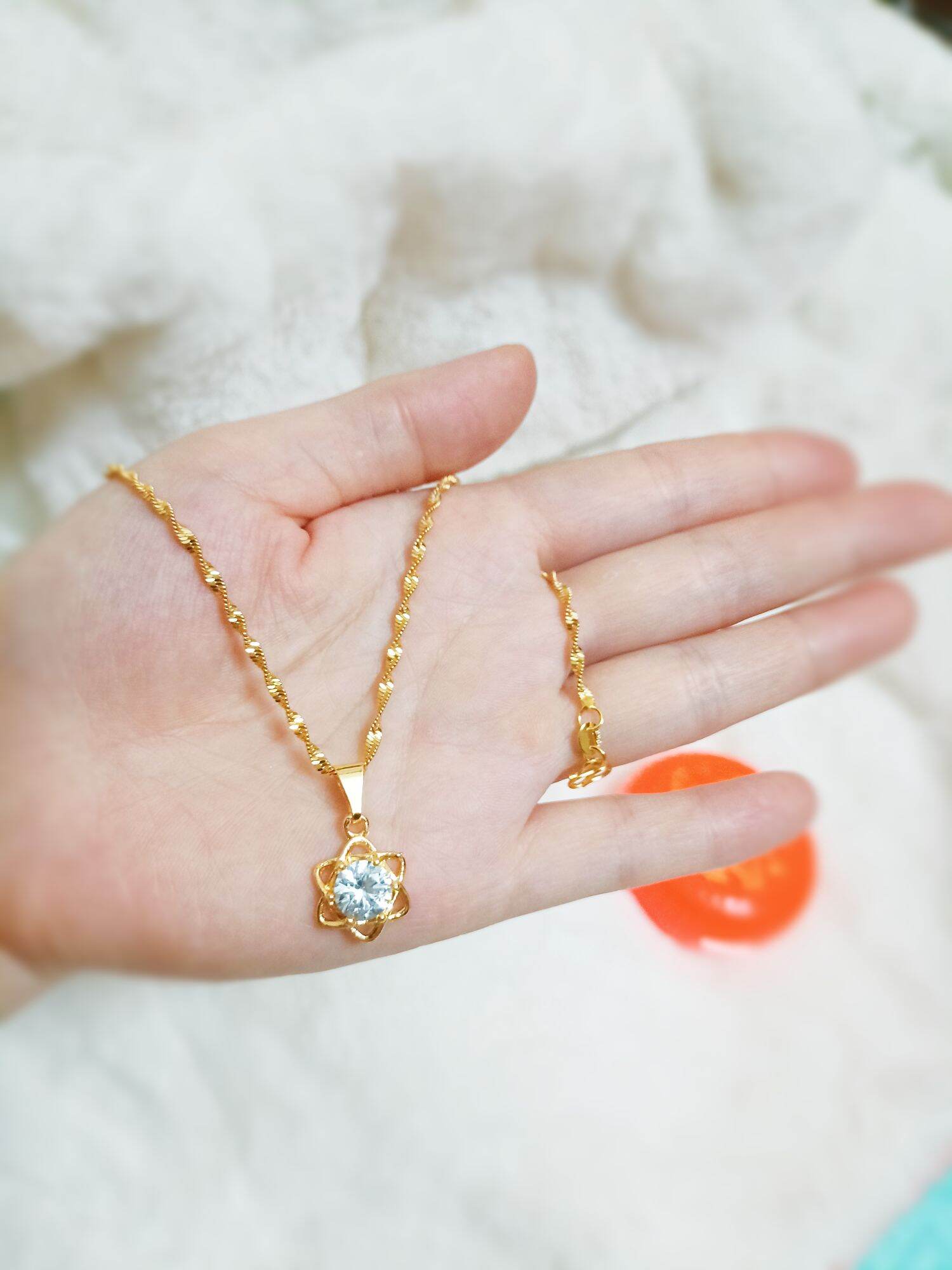 dây chuyền thời trang nữ kèm mặt