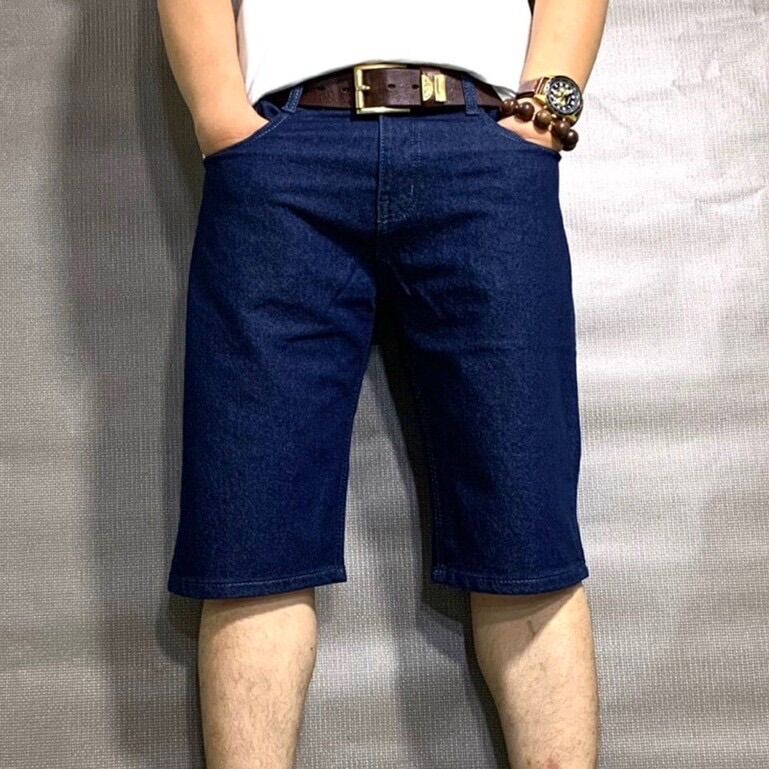 Quần short jean nam cao câp vải wach mềm min không bay màu ht 030