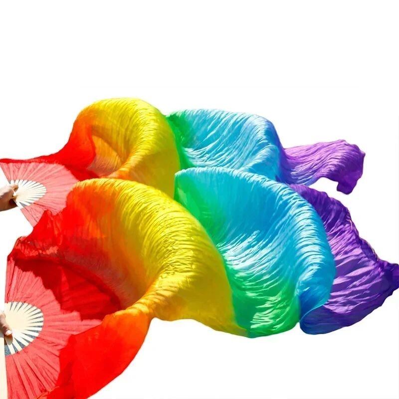 Voan Múa Lụa Phối Màu Handmade