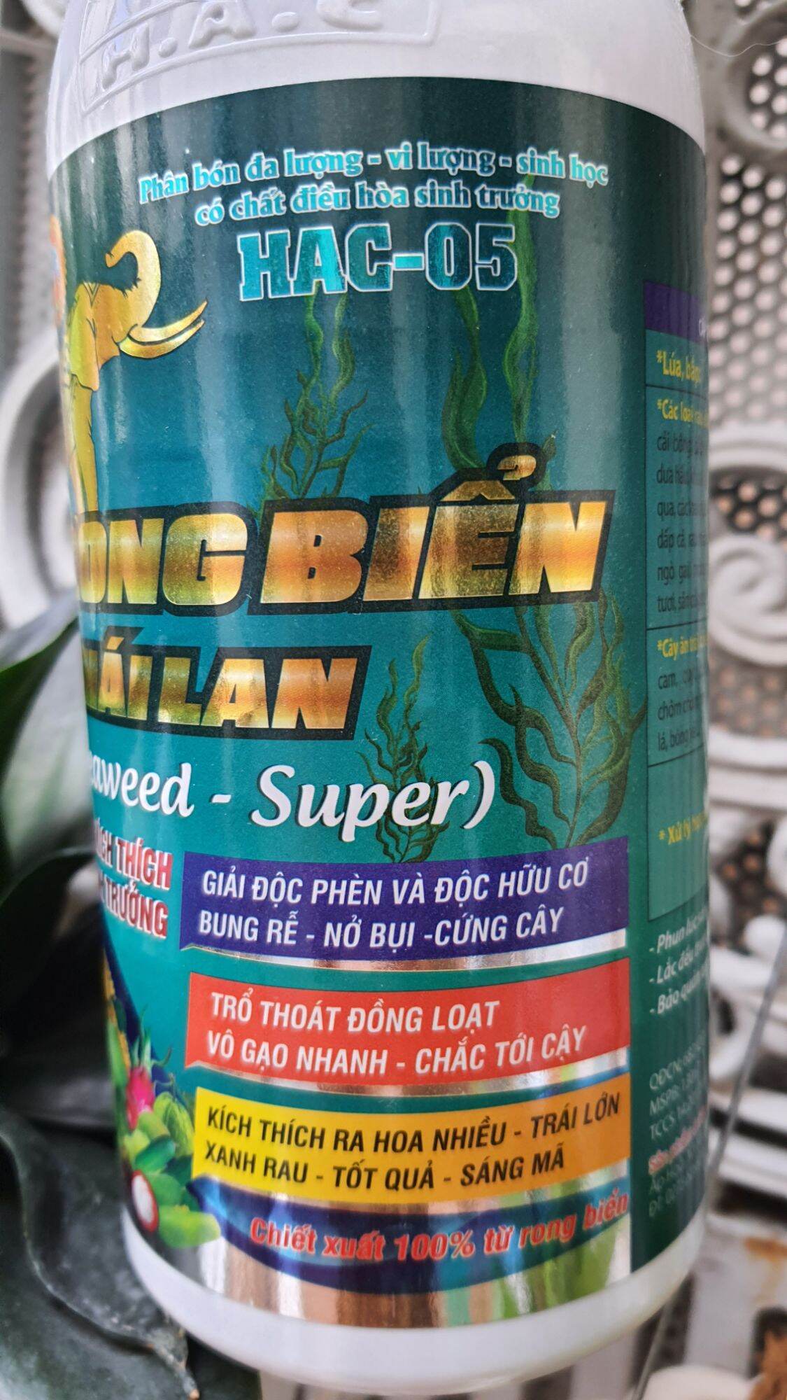 phân bón rong biển thái lan - 1 lít