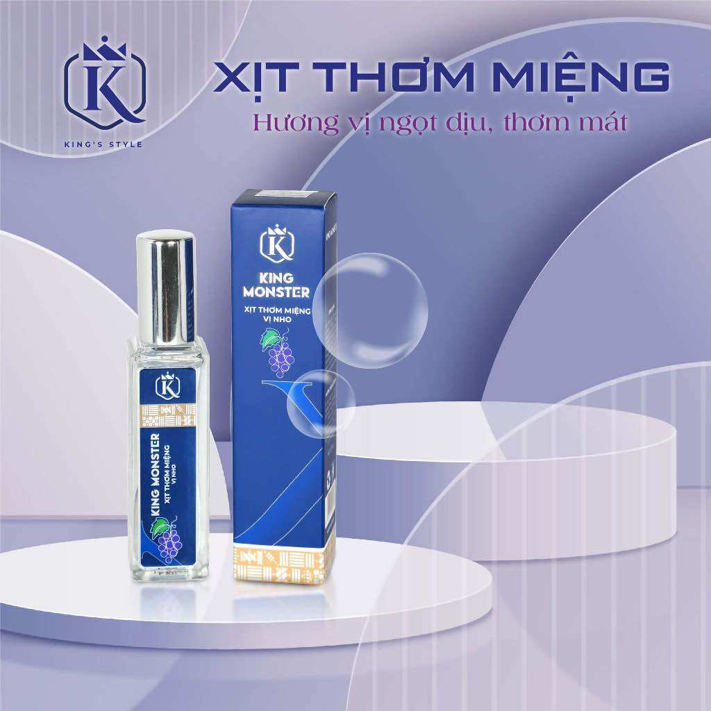 ✅ King Monster Xịt thơm miệng 👍 [CHÍNH HÃNG] ❤️ Xịt thơm miệng King monster