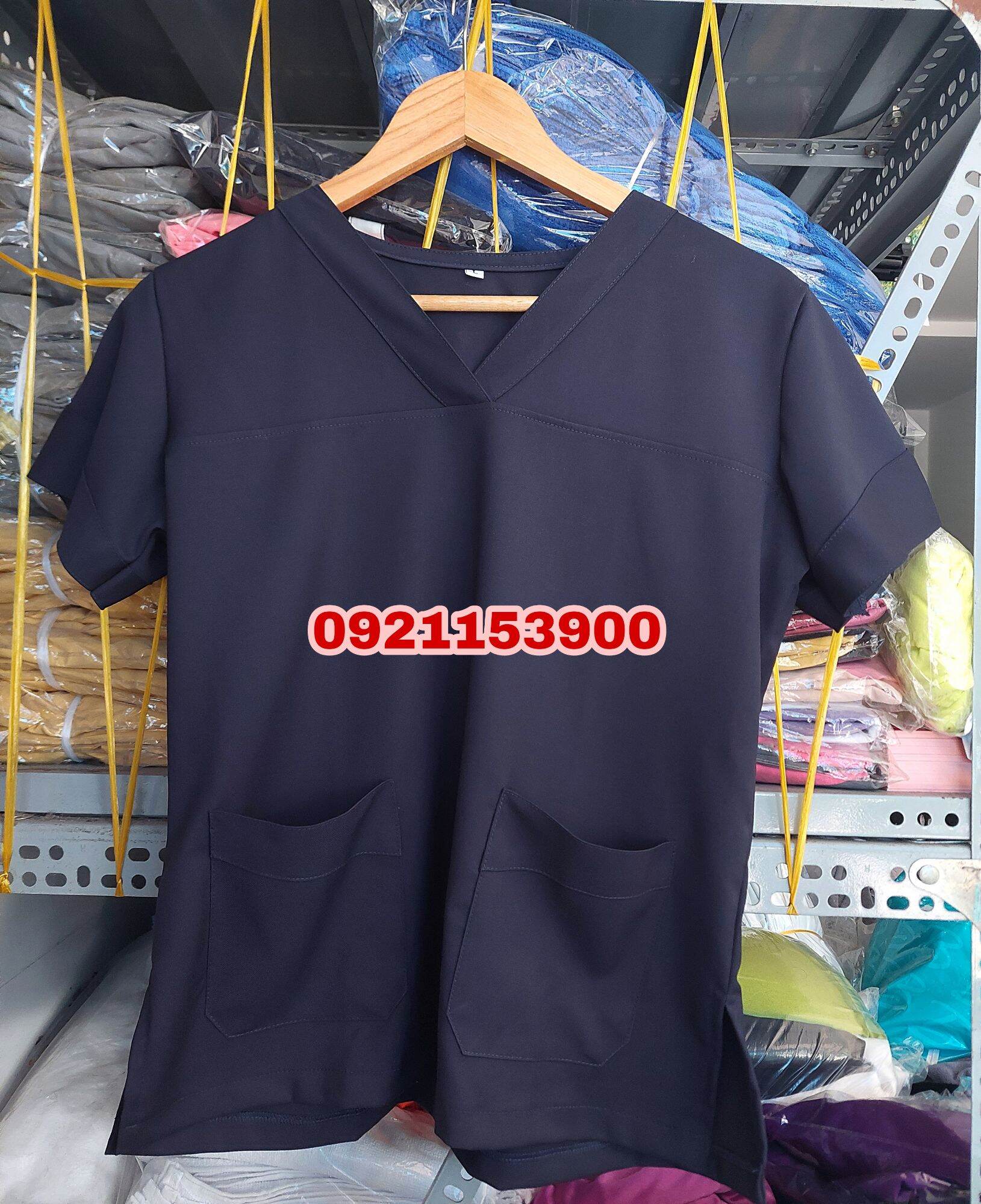 ĐỒNG PHỤC SPA MÀU ĐEN VÀ XANH ĐEN