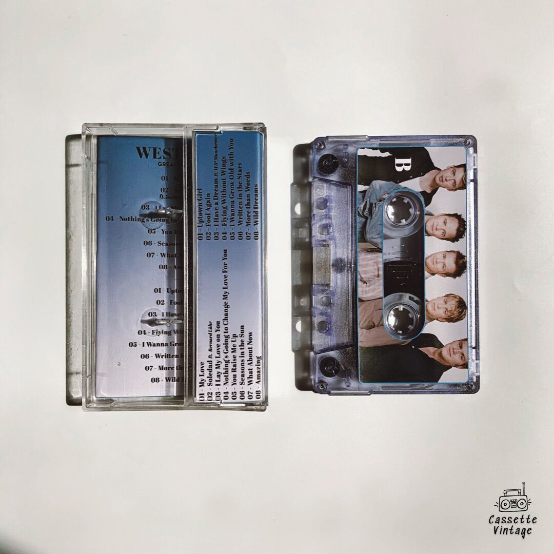 Băng cassette Westlife - Greatest Hits (Custom Cassette Tape)