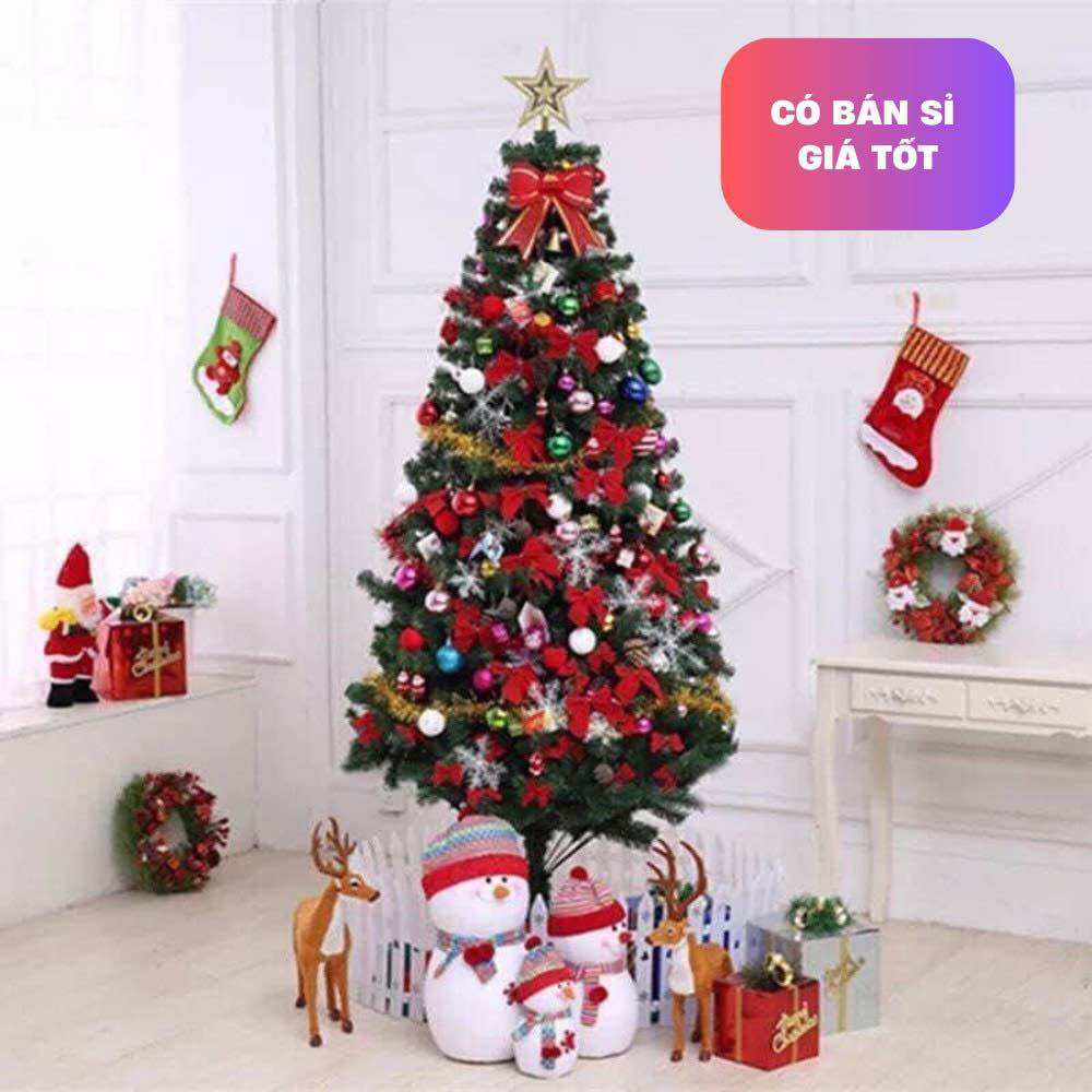 Cây thông noel 1m6 kèm bộ phụ kiện trang trí