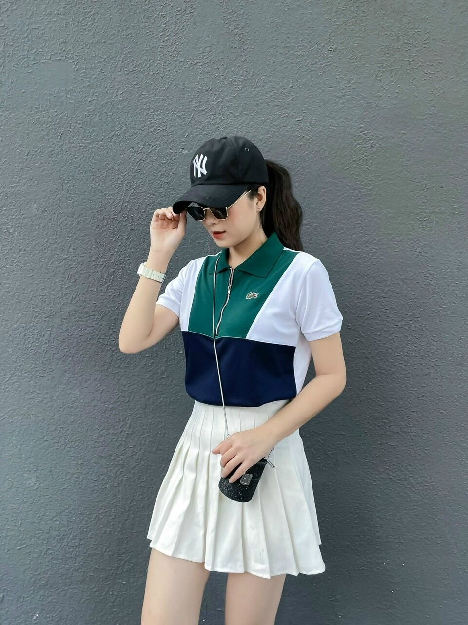 [3-5/8 Hoàn Tiền 25%]Áo Polo Cá sấu nữ xuất xịn full tem tag