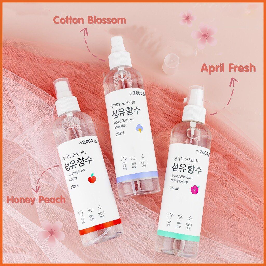 Xịt thơm quần áo Fabric Perfume Hàn Quốc | Vinie.minisize