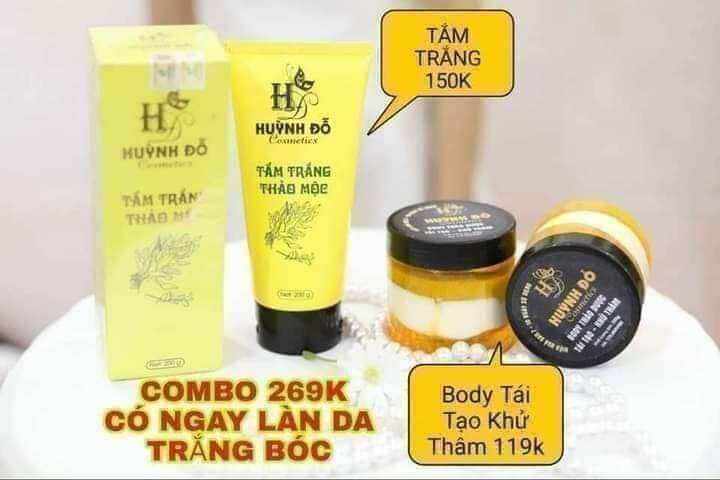Combo body khử thâm huỳnh đỗ