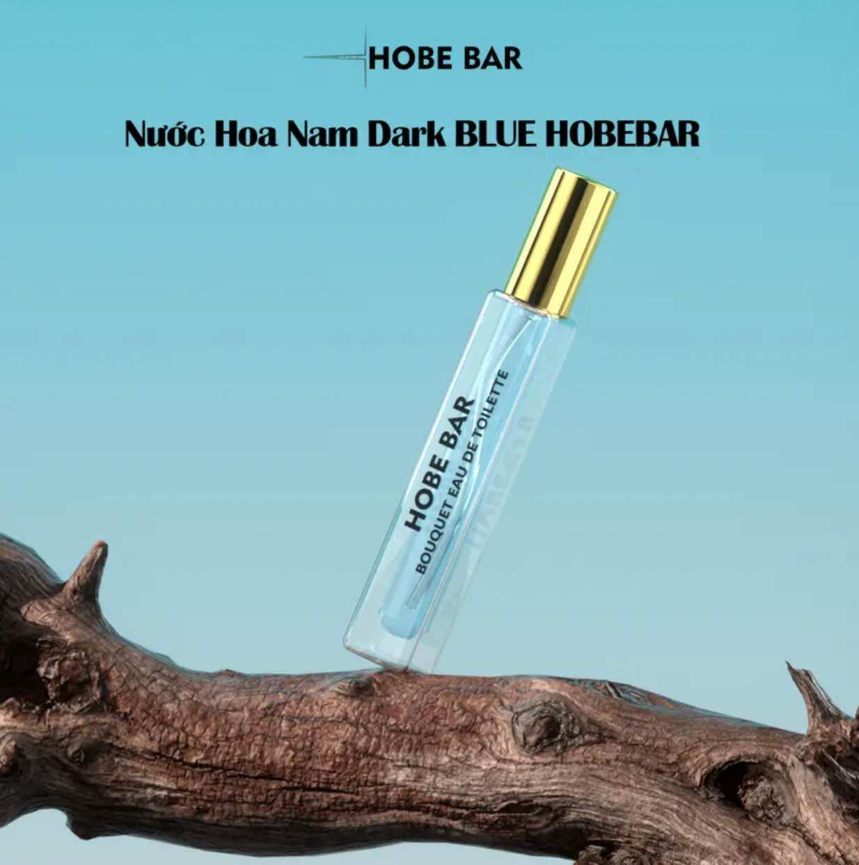 Nước hoa nam dark blue hobebar 10ml dark blue eau de toilette tôn vinh sự cổ điển