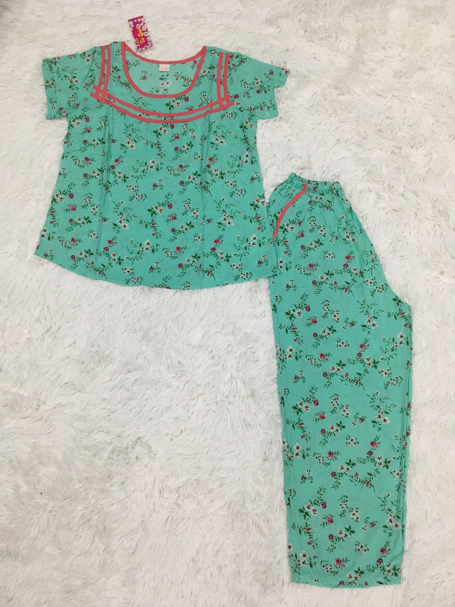 BỘ TÔN DÀI 2 da hoa nhí (size 40-67kg