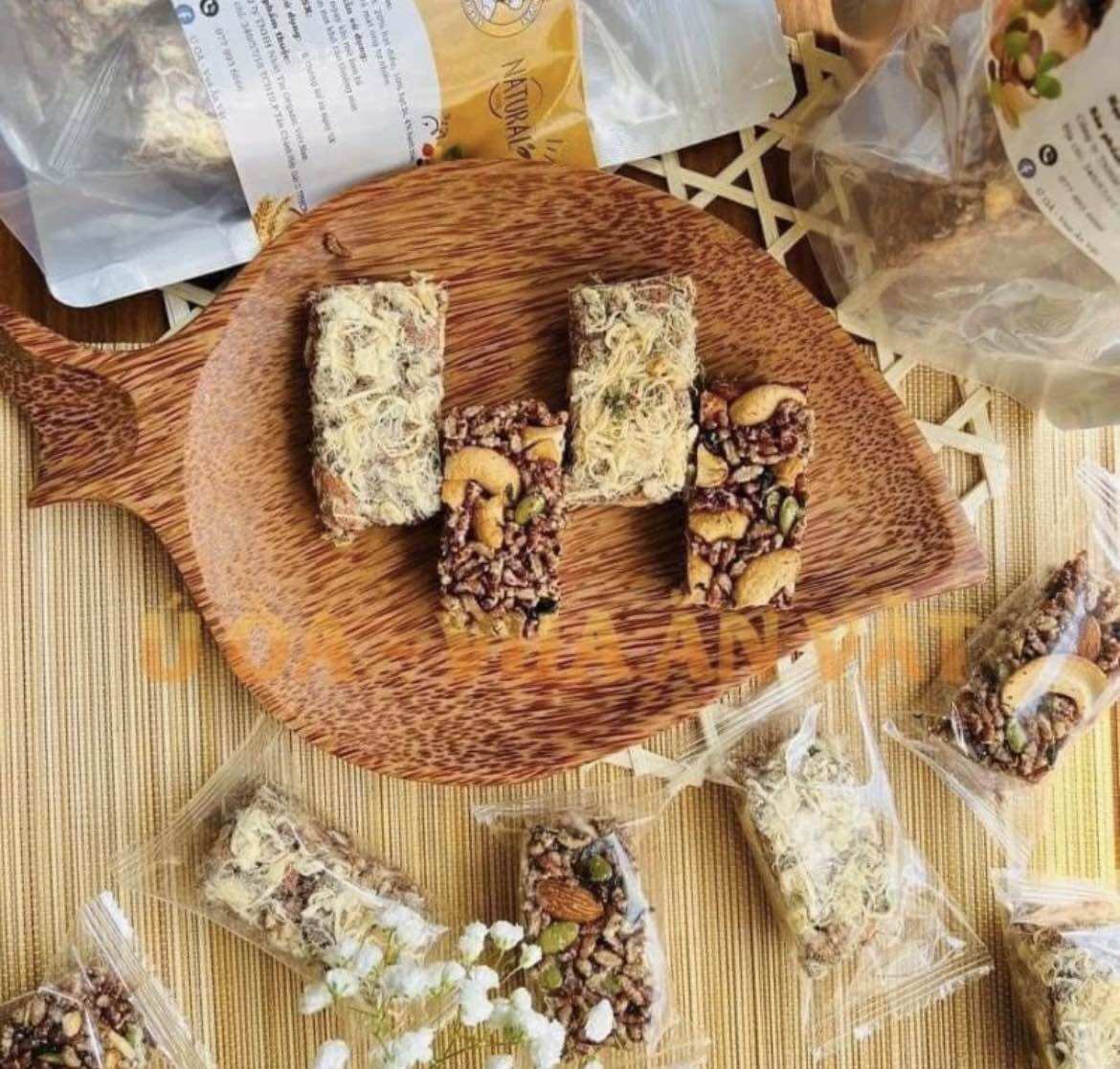 500g Thanh Gạo Lức Chà Bông . Không đường trắng, không chất bảo quản