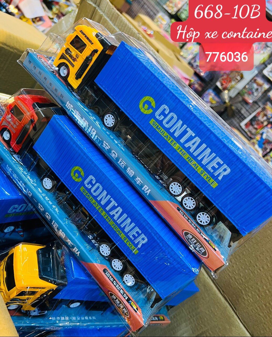 CT_ Xe mô hình container đồ chơi