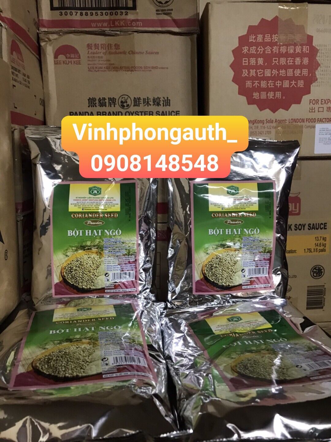 Bột hạt ngò 500gr Vianco