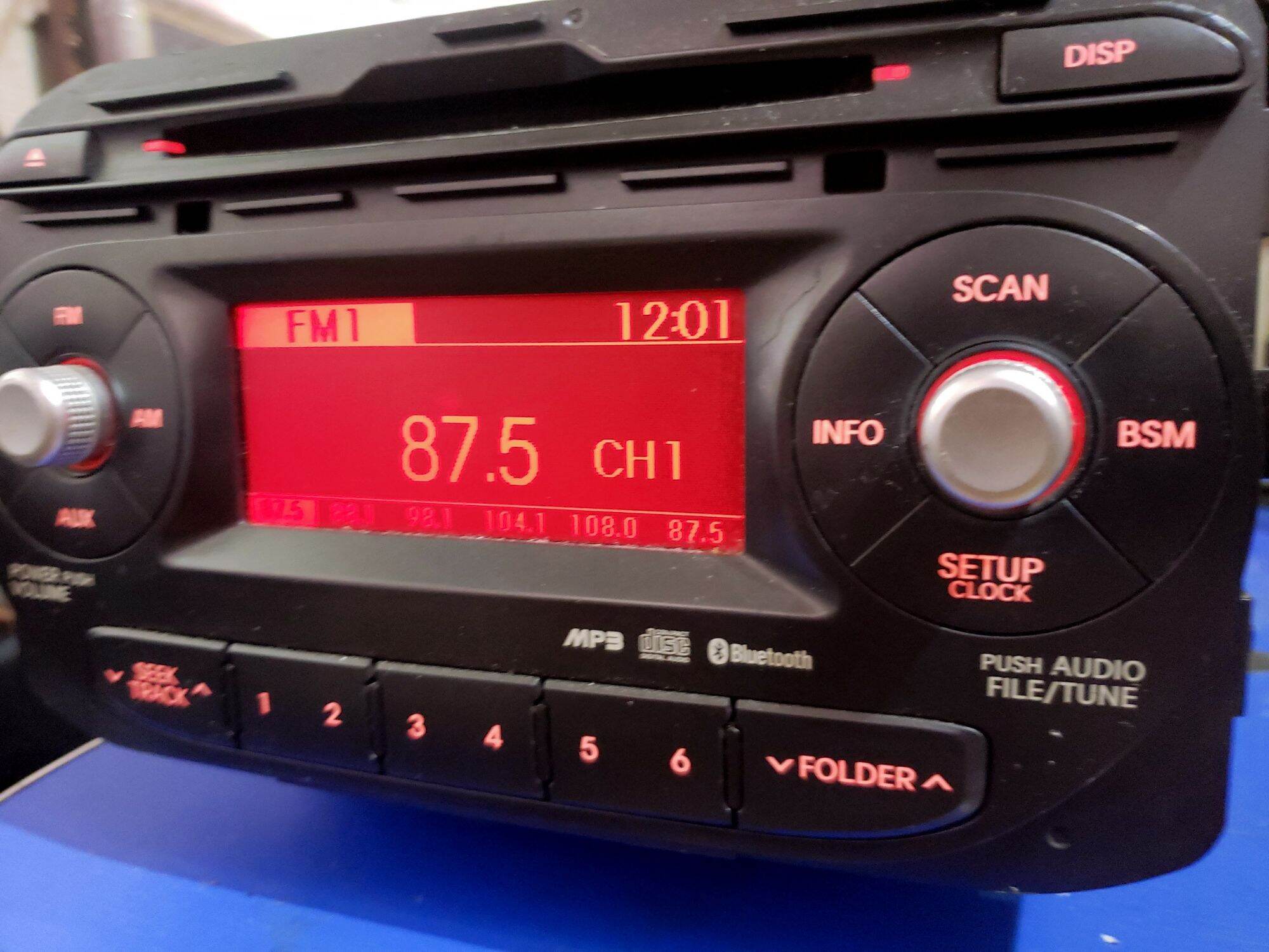 Đầu Bluetooth CD aux Ô tô KIA MORNING 2018