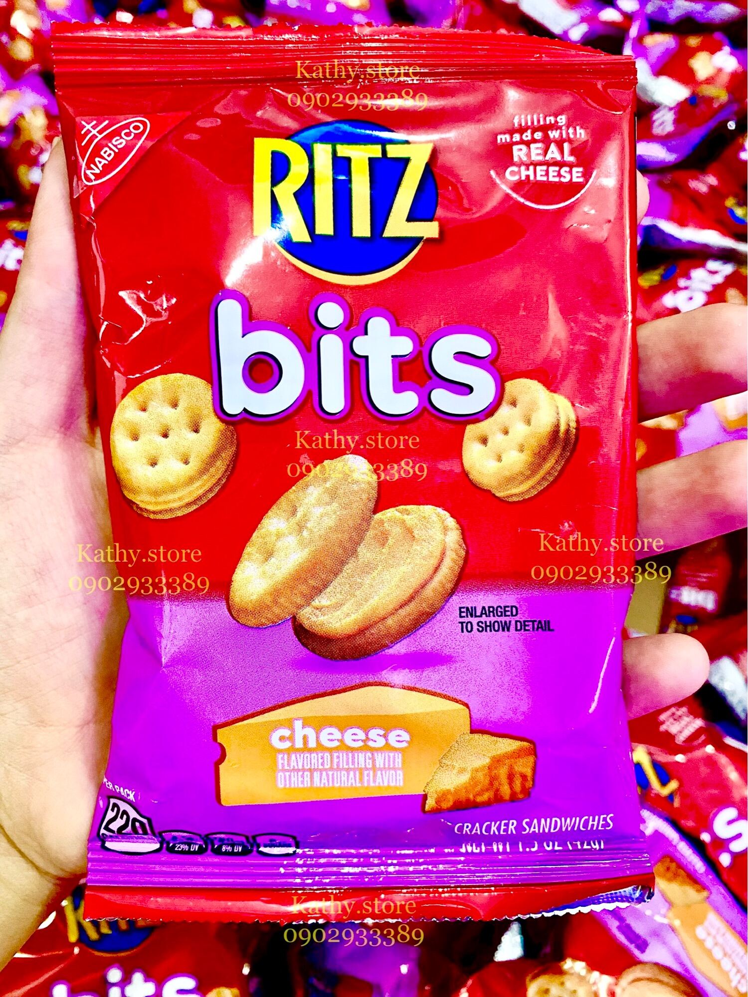 Bánh Ritz phô mai mini 42g thumbnail