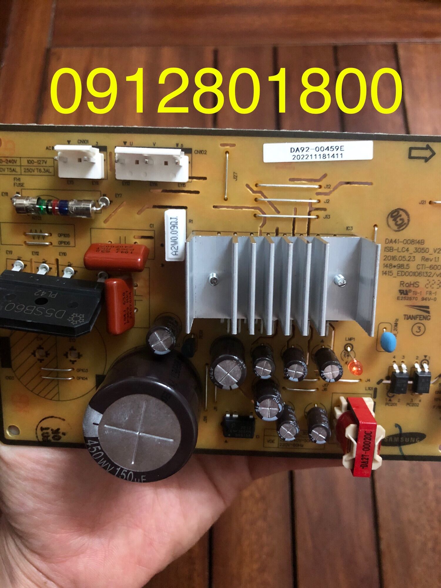 Bo Mạch Công Suất Tủ Lạnh SAMSUNG Model RT35FDAJDSL DA92-00459E