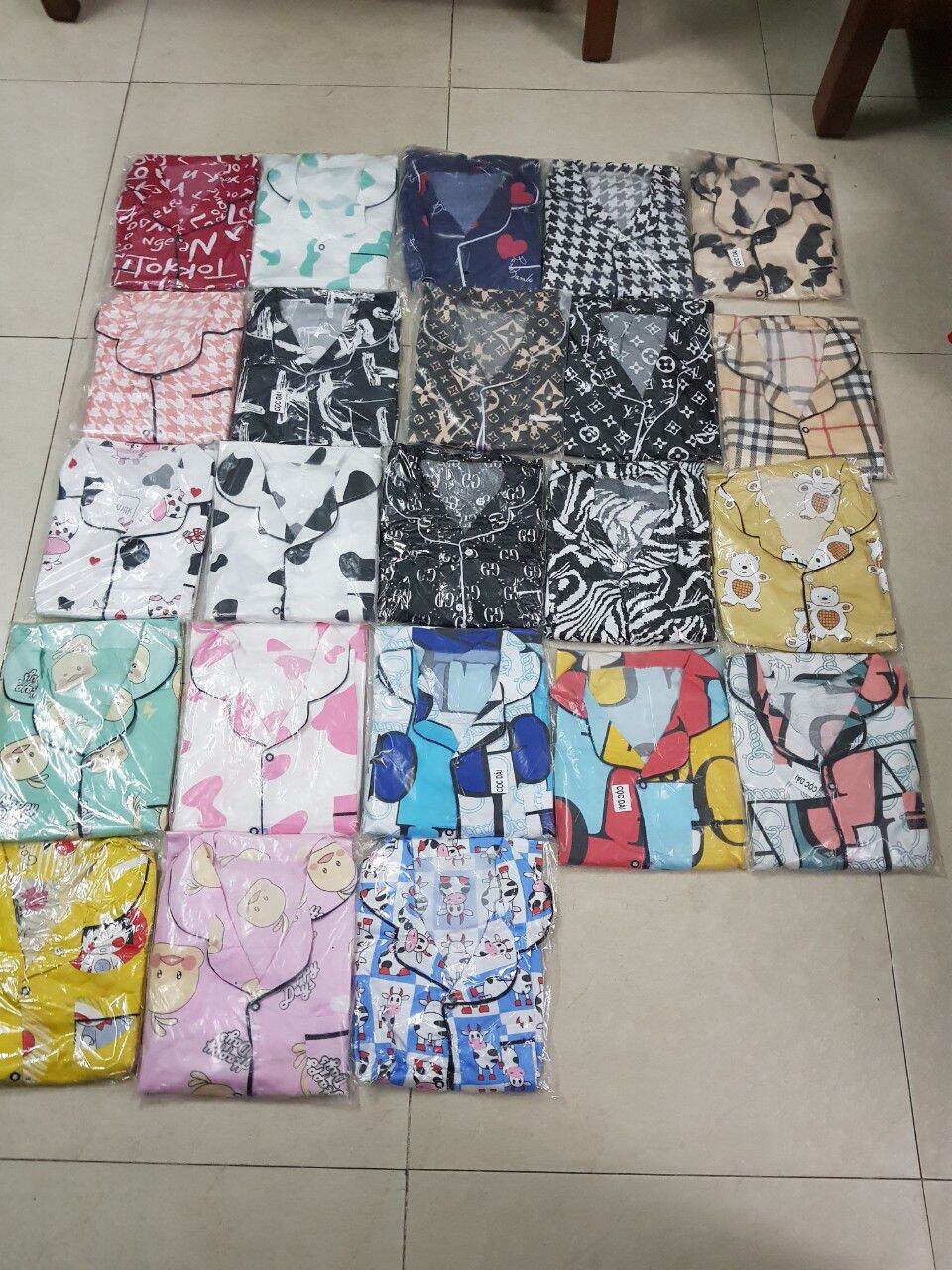 Combo bô pijama siêu cute thu đông