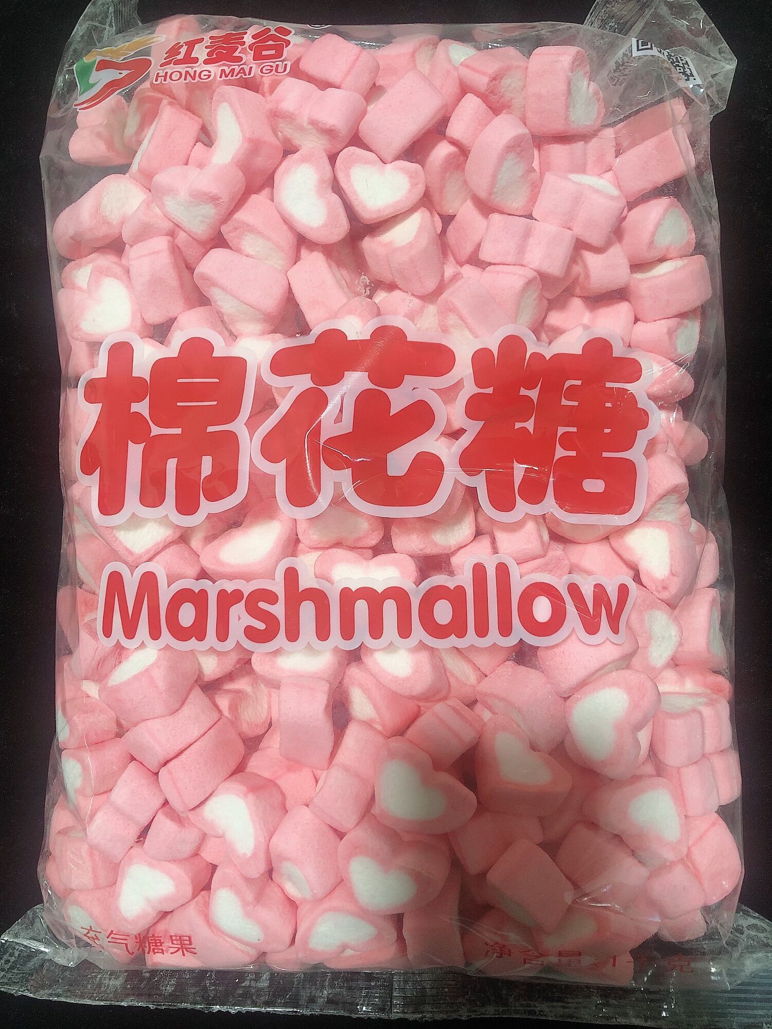 Kẹo bông gòn marshmallow 1000kg