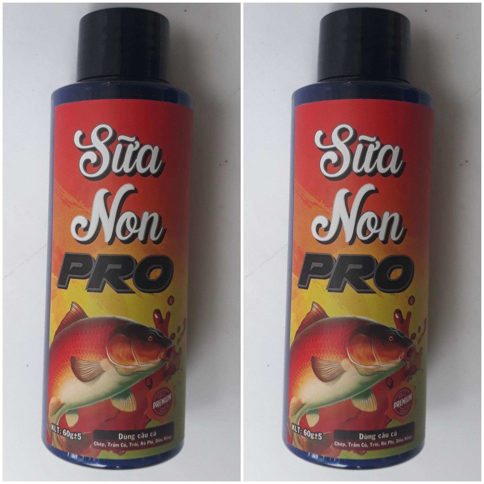 2 lọ tinh chất sữa non pro _ hãng mồi câu cá phú thành