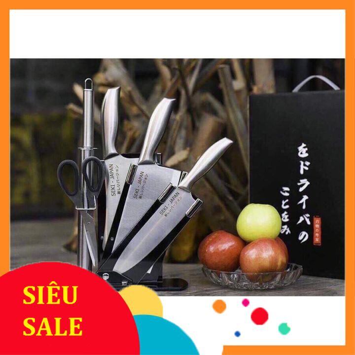 Bộ dao nhật seki 5 món kèm đế siêu bén
