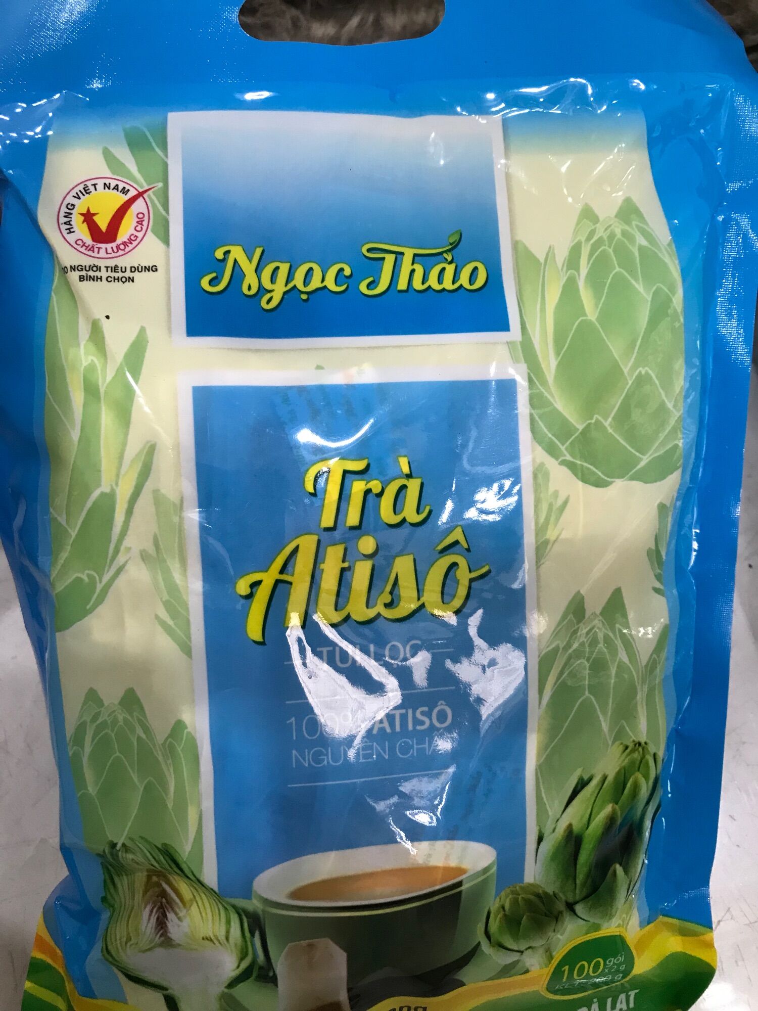 Trà Atiso Ngọc Thảo 100 túi lọc thượng hạng
