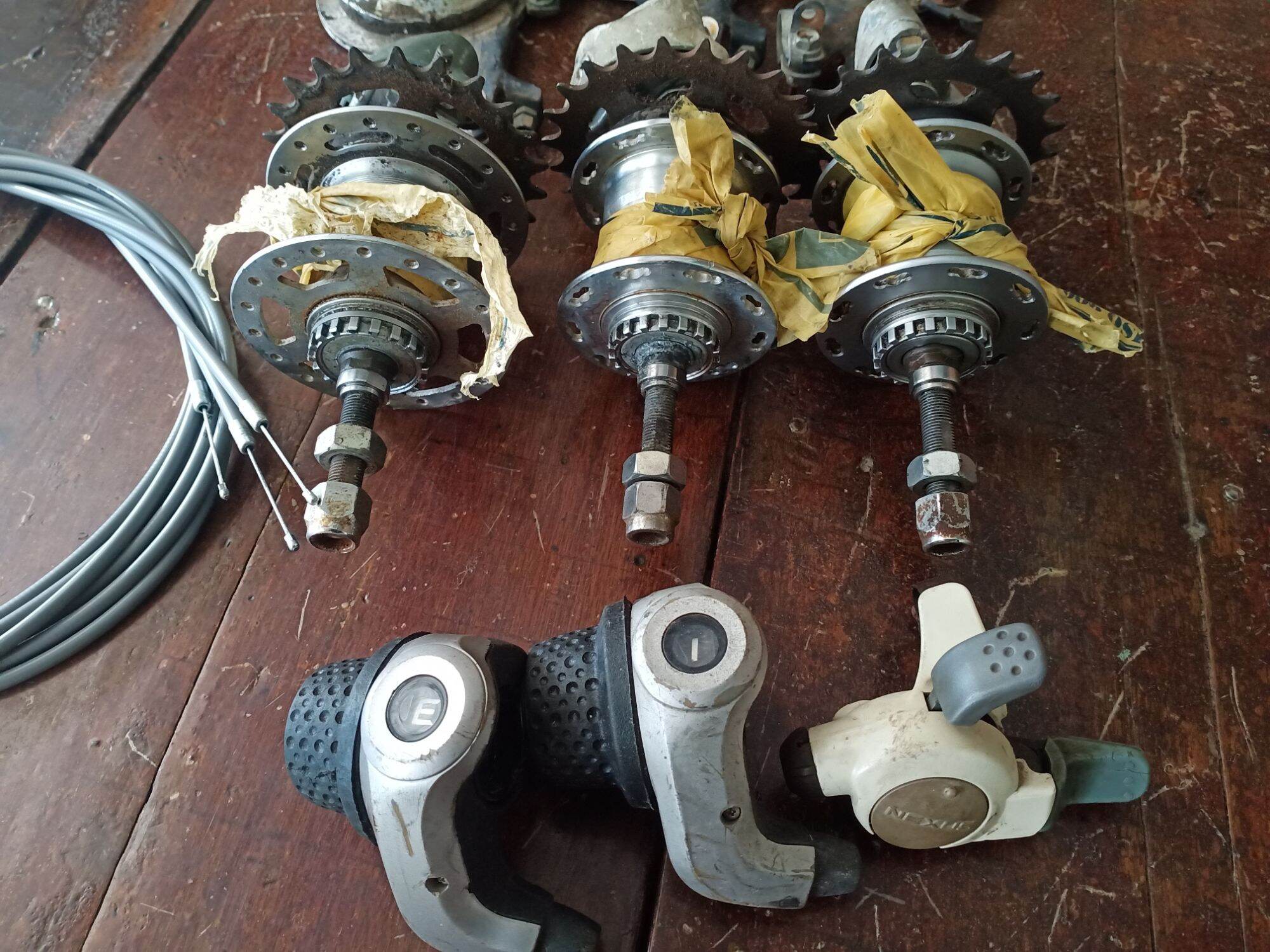 full bộ đùm 3 số 2001 xe đạp nhật bãi zin
