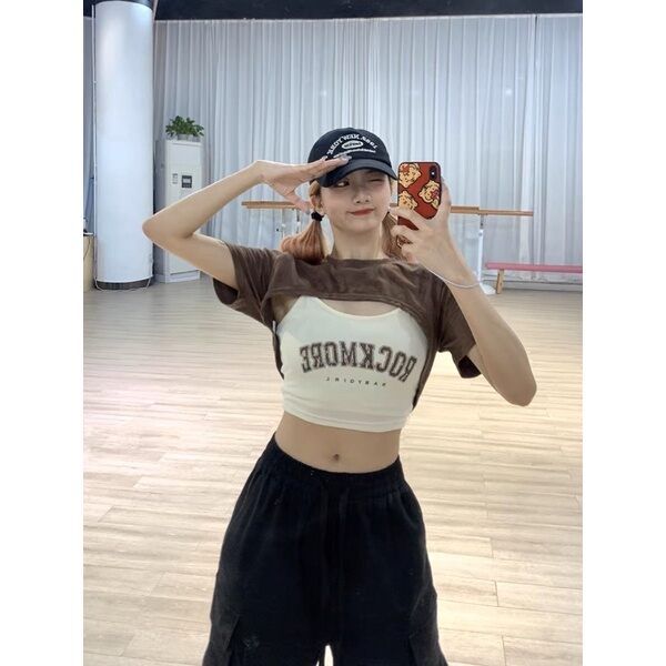 ÁO CROPTOP HAI MÓN CỰC XINH ROC1