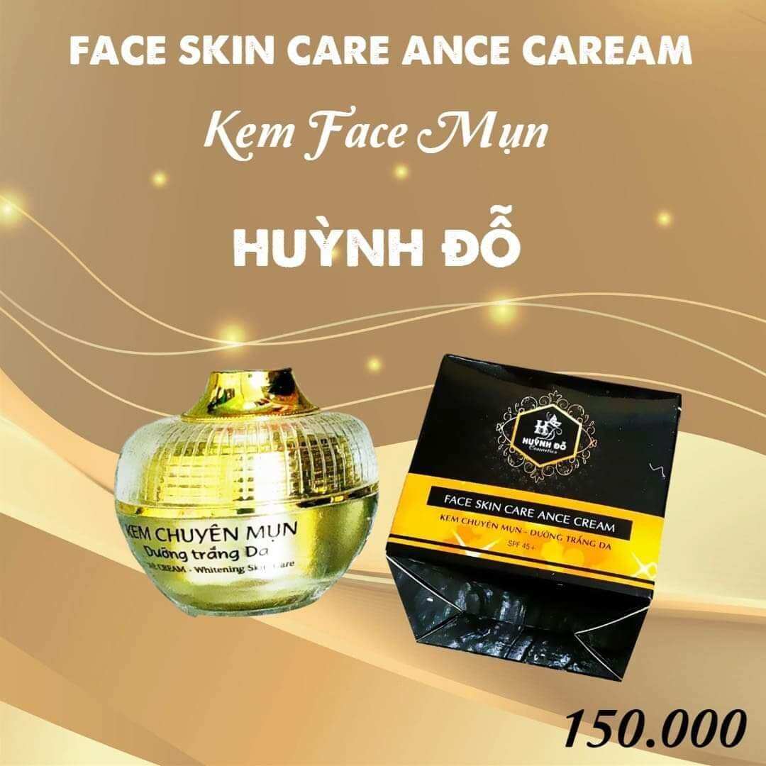 Kem mụn huỳnh đỗ chuyên các loại mụn bọc mụn mũ mụn thâm dưỡng trắng da