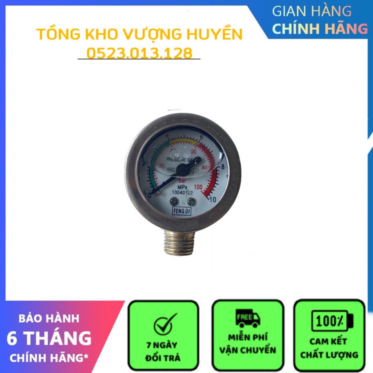Đồng Hồ Đầu Rửa Xe 1HP - 2HP