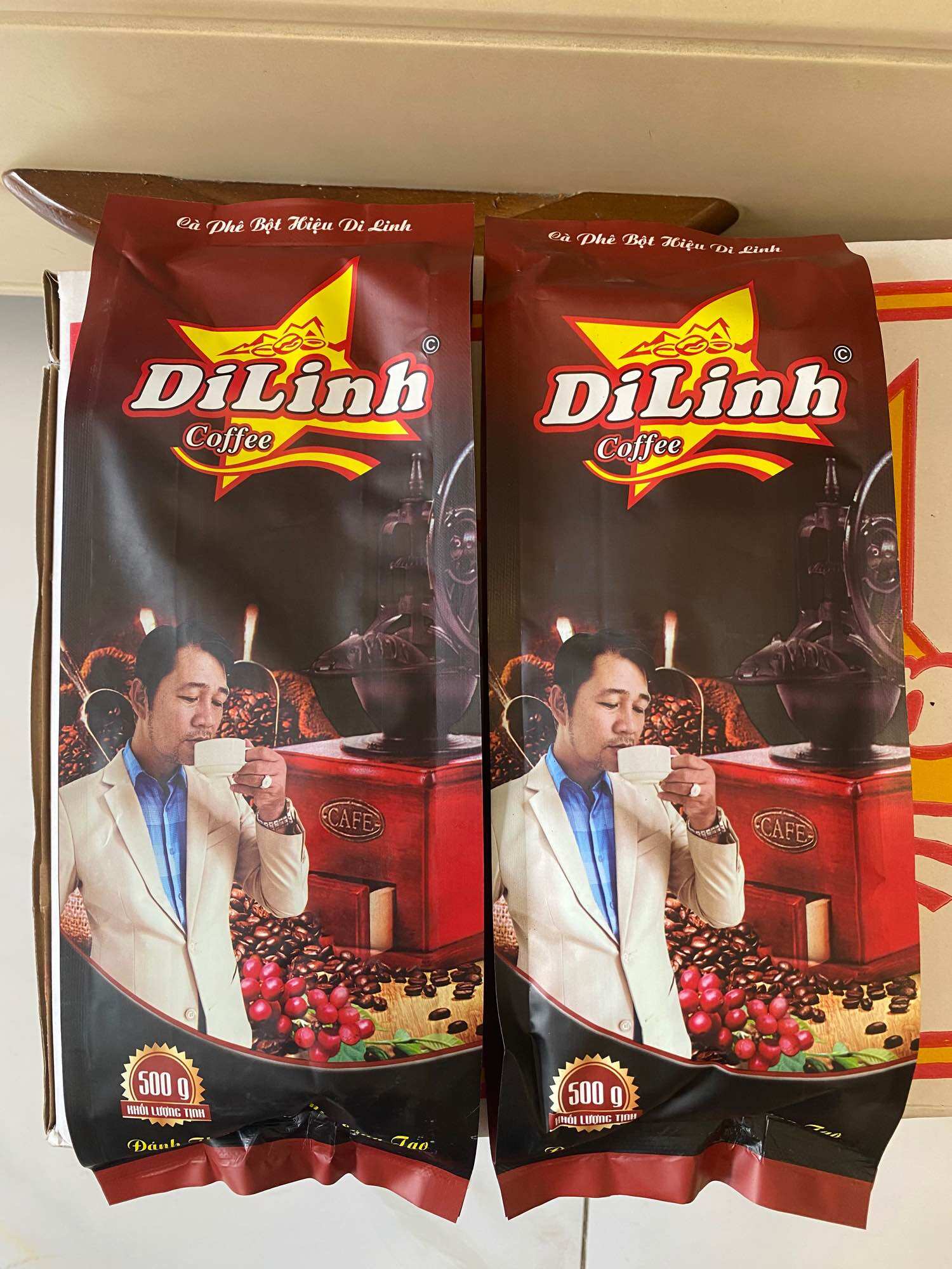Cà phê di linh gói 500g