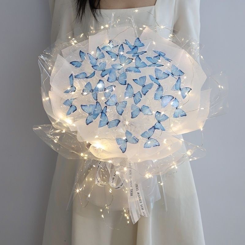 Bó hoa bướm diy 33 bông