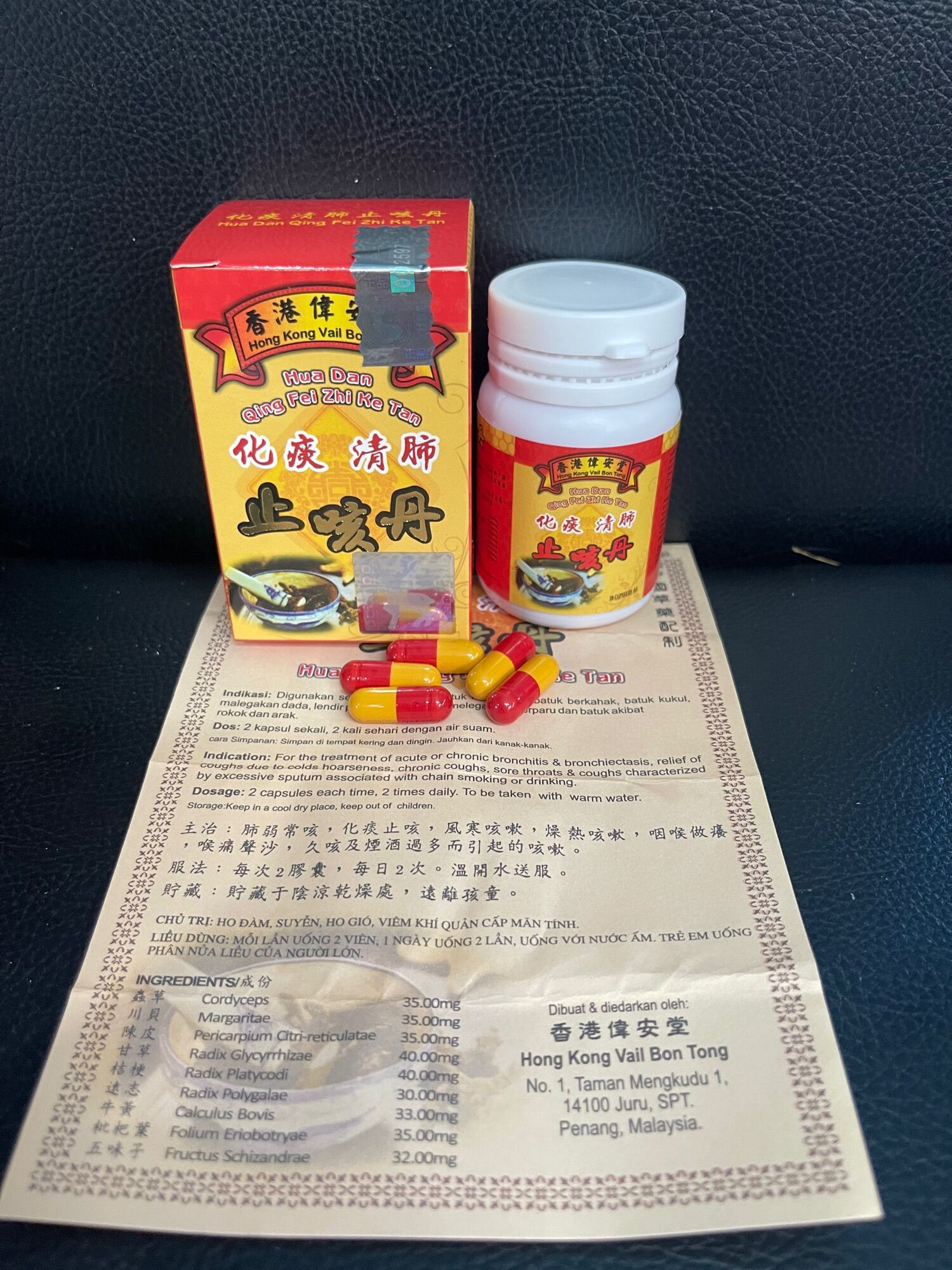Ho Hoa Chén Chai 30 Viên