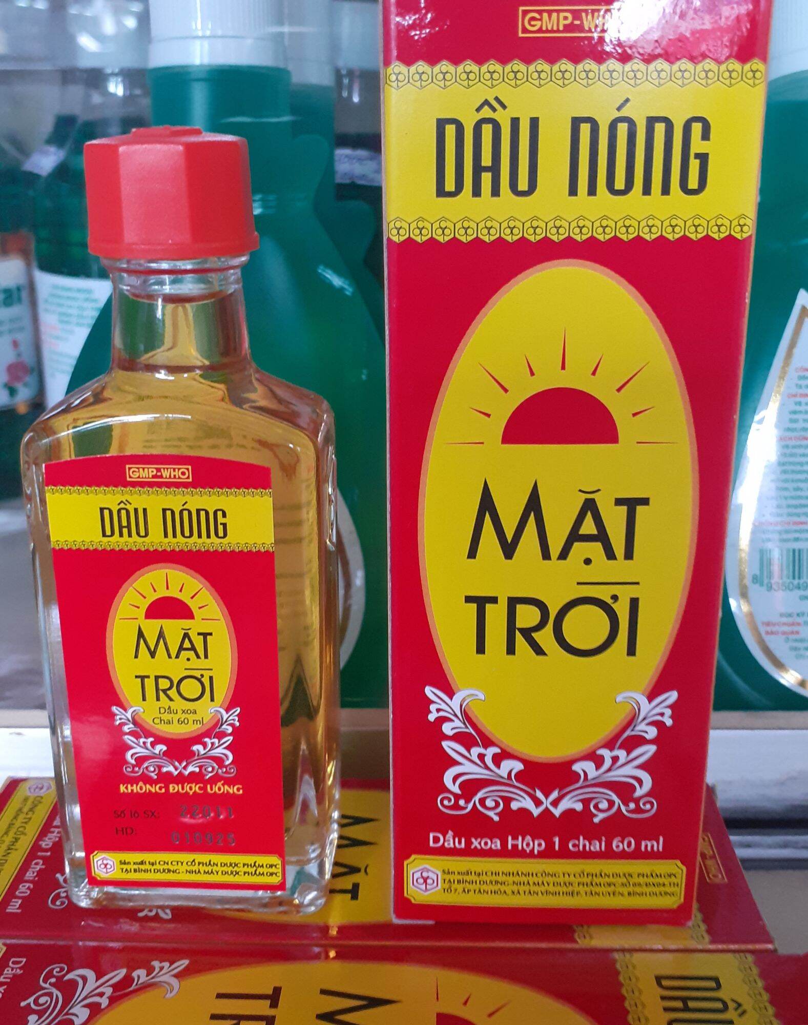 ĐẦU NÓNG MẶT TRỜI 1 CHAI 60ml