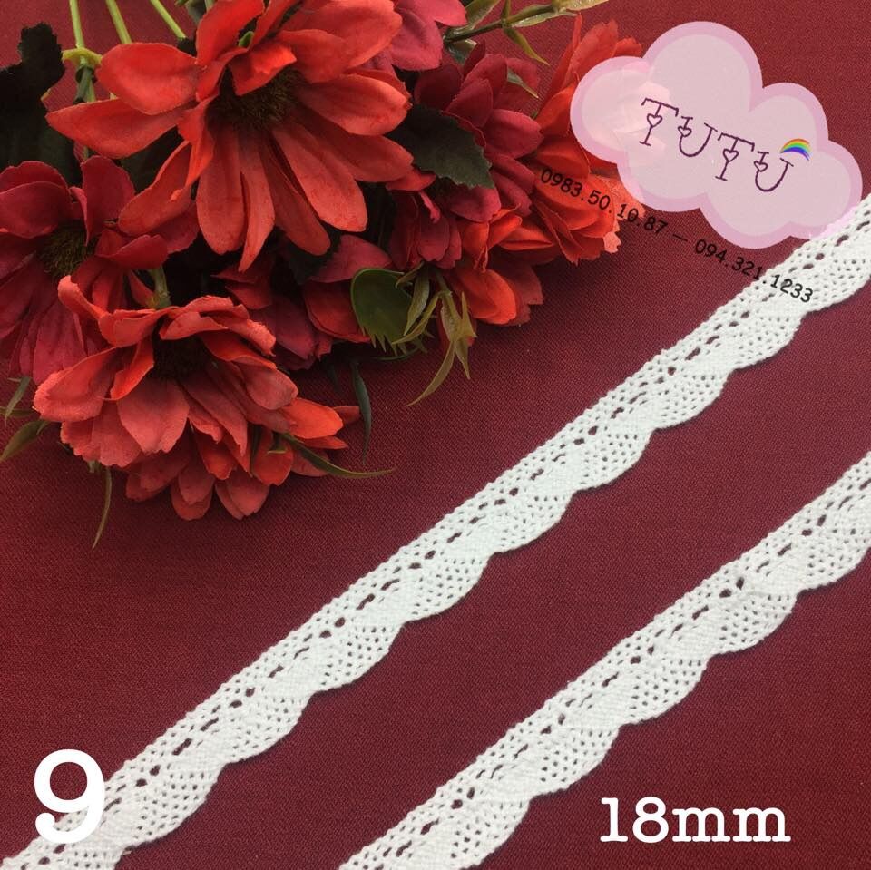 Ren viền cotton 6k/m ( set 5m)