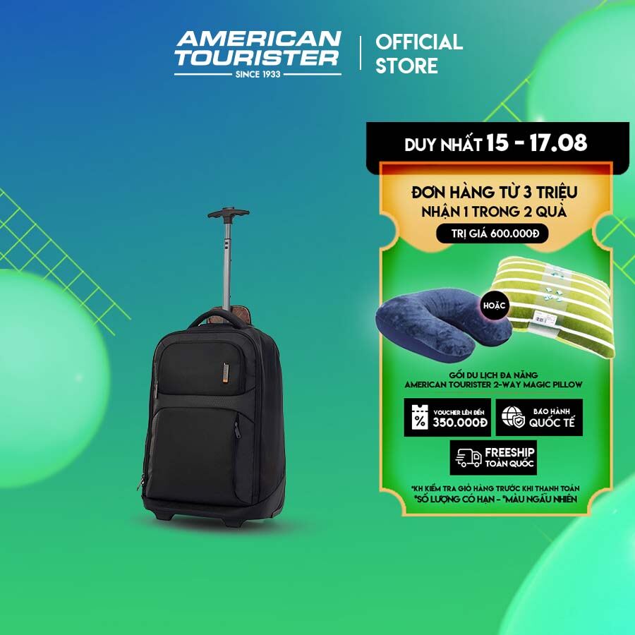 Balo kéo American Tourister Segno Wheel Backpack AS