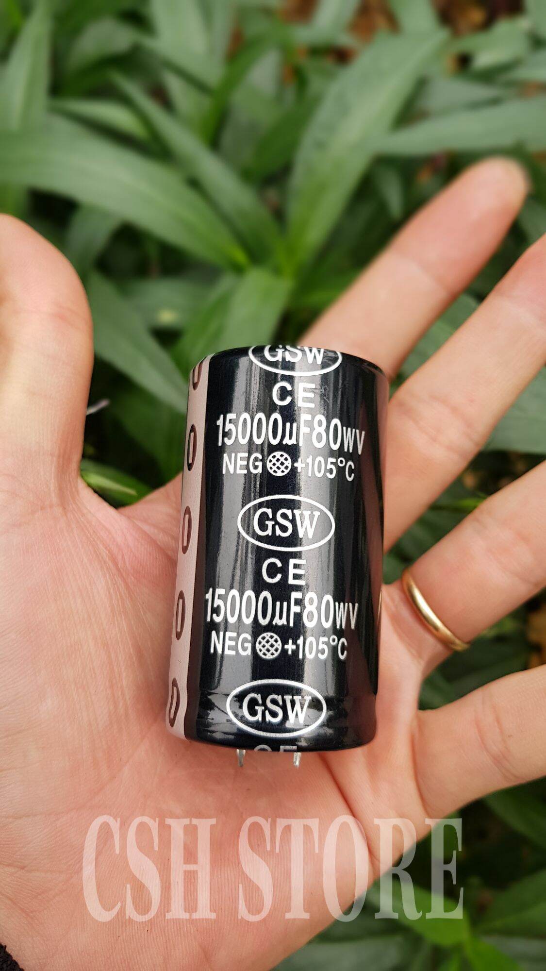 Tụ lọc nguồn 10000uf/80v GSW