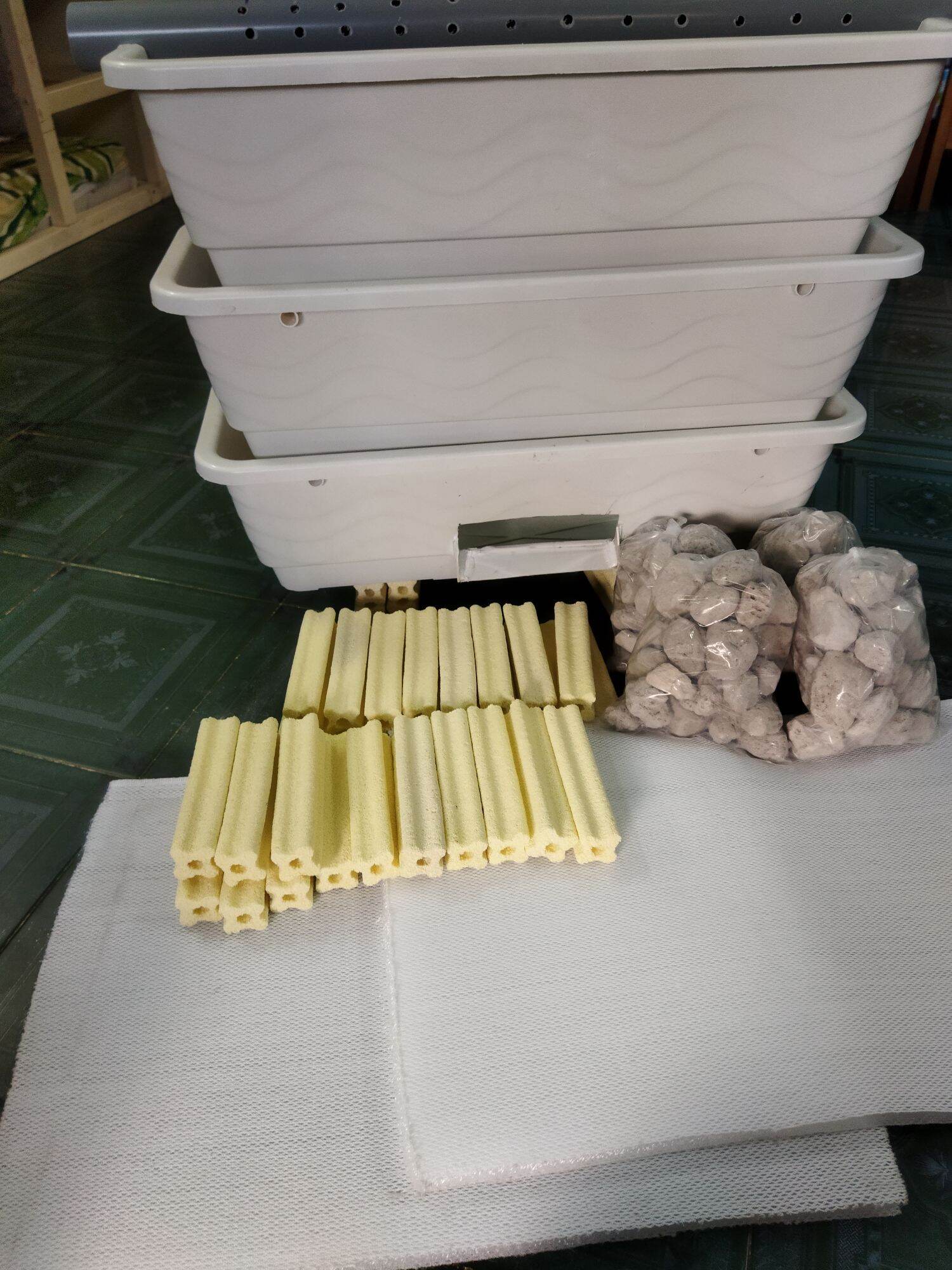 Combo BAKI Trắng 3t thác full vật liệu lọc