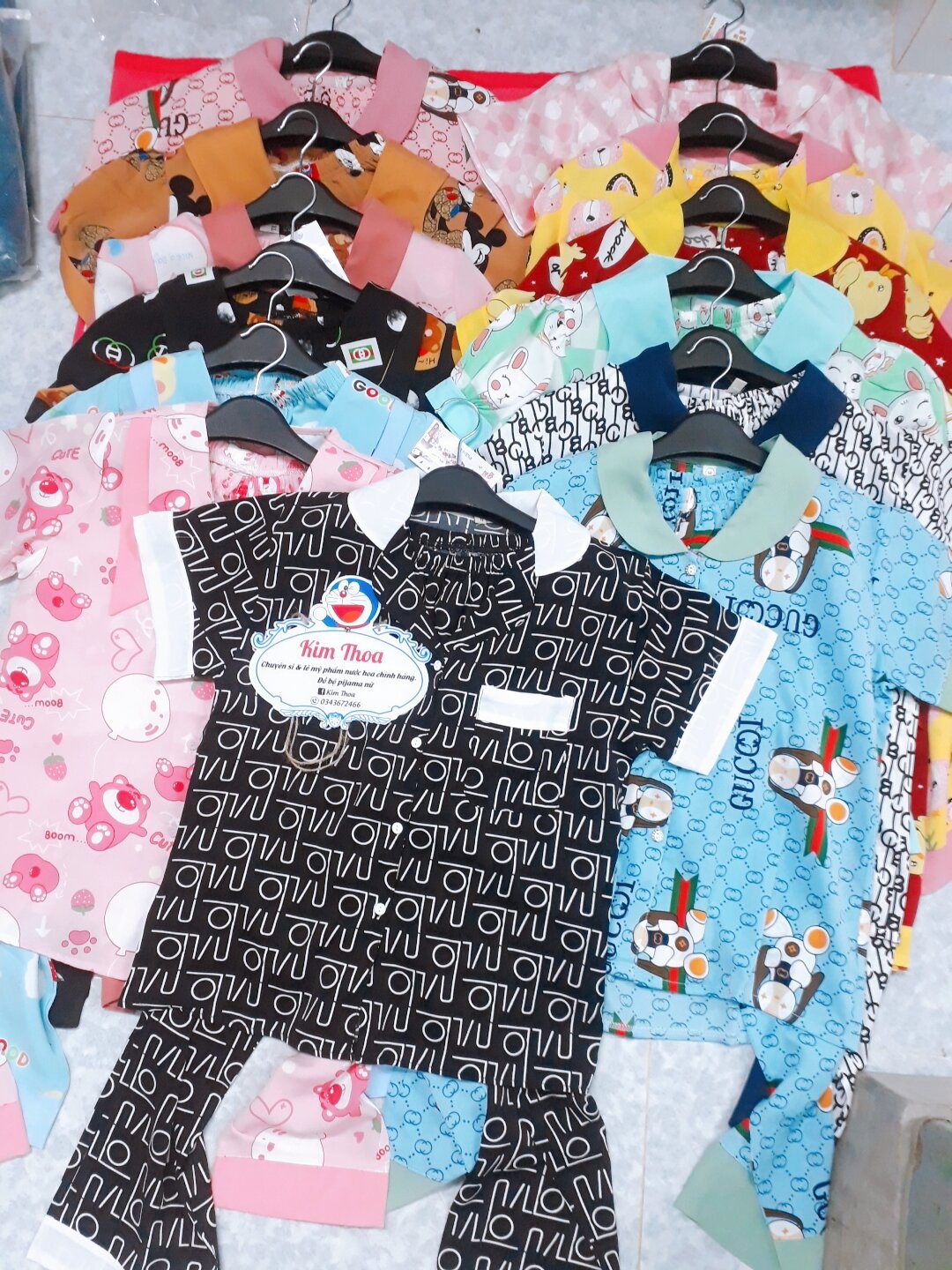 Pijama lụa mango hàng chuẩn loại 1